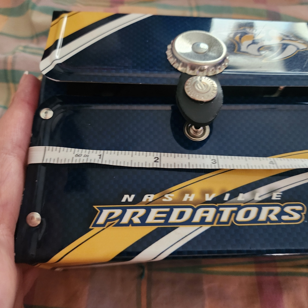 Nashville Predators Blue and Yellow Little Earth License Plate Purse